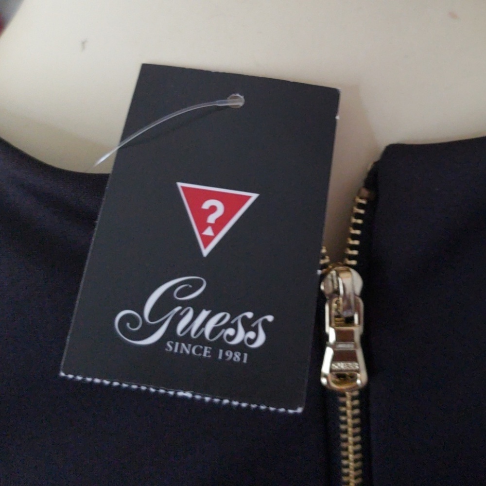 NEW Guess Black Mini Dress SZ 4 - Picture 7 of 7